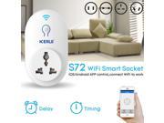 2PS KERUI Smart WiFi Remote Control Timer Delay Socket Outlet Switch IOS Android APP Control Electronics from Anywhere