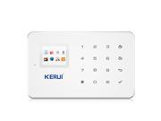 2016 New remote KERUI G18 LCD Wireless GSM SMS Home Security Burglar Fire Alarm System IOS Android APP Control home alarm