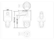 IUModel MISECU 18x optical PTZ Zoom Outdoor 200 300m Array Laser IR Auto Iris 1080P 2.0MP Night vision 3516C sony IMX222 ONVIF IP Camera