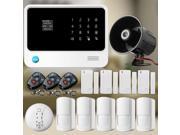 Wireless WiFi GSM GPRS Home ip camera wifi Alarm System Security wired loudly Siren 433MHz Fire Smoke detector high quality PIR