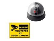 Wireless Fake Camera Warning stickers Secure Dummy LED Surveillance Security Camera For you intercom House Protection