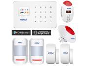 kerui wireless phone app gsm alarm system home security alarma gsm 99 wireless zone IR Motion Sensor Remote control