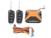 Auto car keyless entry 2 key FOBs with customized flip key blade remote central door locking remote trunk release