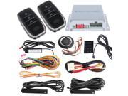 PKE car alarm system with push button start remote engine star stop auto passive keyless entry kit touch password keypad
