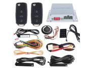 Touch password entry PKE car alarm system with push button start car finding and remote engine start DC12V