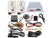 Good quality car alarm kit passive keyless entry immobilizer bypass remote engine start stop and push button start