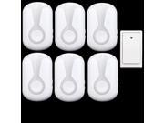 36 Tunes Wireless Cordless Doorbell Remote Door Bell Chime 1 Button and 6 Receivers No need battery Waterproof EU US UK Plug