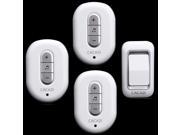 1 transmitter 3 receiver High Quality IP44 Waterproof 300m Wireless Doorbell With 48 Chimes Home Smart Alarm Push Button
