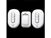 Wireless Cordless Doorbell Remote Door Bell Chime One Button and Two Receivers No need battery Waterproof EU US UK Plug