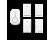 36 Tunes Wireless Cordless Doorbell Remote Door Bell Chime 4 Button and 1 Receivers No need battery Waterproof EU US UK Plug