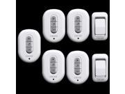 2 transmitter 5 receiver High Quality IP44 Waterproof 300m Wireless Doorbell With 48 Chimes Home Smart Alarm Push Button