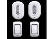 2 transmitter 2 receiver High Quality IP44 Waterproof 300m Wireless Doorbell With 48 Chimes Home Smart Alarm Push Button