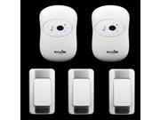 New high quality wireless waterproof door bell 36 music melody 300M doorbell 3 transmitters 2 receiver home doorbells