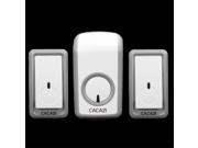2 doorbell buttons 1 doorbell receivers 350M remote control AC 110 220V Waterproof button elderly pager Wireless doorbell