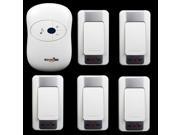 New high quality wireless waterproof door bell 36 music melody 300M doorbell 6 transmitters 1 receiver home doorbells