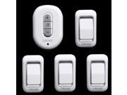 4transmitter 1 receiver High Quality IP44 Waterproof 300m Wireless Doorbell With 48 Chimes Home Smart Alarm Push Button