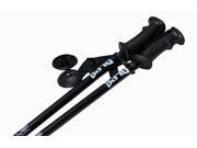 New 3 Section Adjustable Hiking Snowshoeing Poles Black Color