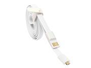 USB Micro Magnet Data Cable White for Galaxy S5 S4 S3 Note Note 2 Note 3 Note 4 All Carriers T Mobile ATT Verizon Sprint US Cellular Cricket Magenta