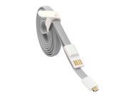 USB Micro Magnet Data Cable Grey for Galaxy S5 S4 S3 Note Note 2 Note 3 Note 4 All Carriers T Mobile ATT Verizon Sprint US Cellular Cricket Magenta