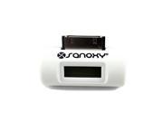 SANOXY Music Talk FM Transmitter for iPhone 4 4s iPod with LCD display