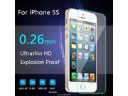 Ultra Thin 0.26mm 2.5D Premium Tempered Glass Screen Protector For iPhone 5 5S 5c HD Toughened Protective Film Cleaning Kit