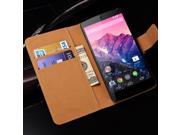 Nexus5 Genuine Leather Wallet Stand Case For LG Google Nexus 5 D820 D821 Flip Phone Bag Cover with Card Slots holder