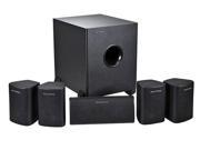 5.1 Channel Home Theater Satellite Speakers Subwoofer Black