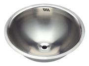 MR Direct 420 Stainless Steel Bathroom Sink