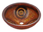 MR Direct 610 Hand Painted Glass Vessel Sink