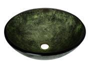 MR Direct 629 Forest Green Glass Vessel Bathroom Sink