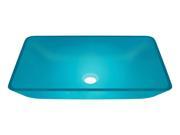 MR Direct 640 Coloured Glass Vessel Bathroom Sink