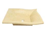 MR Direct 859 Egyptian Yellow Marble Vessel Sink