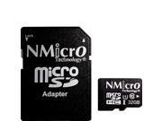NMicro 32GB micro SD microSD Class 10 C10 UHS 1 U1 32G 32 G FullHD Flash TF memory card with adapter microSDHC SDXC for Motorola MT8101x Android smartphone tabl
