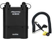 Godox Black PB960 Power Battery Pack 4500mAh 2 Pieces Power Cable For Sony HVL F58AM Speedlite Flash Flashgun