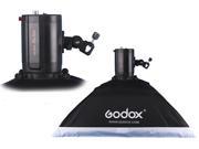 Godox 24 x24 60x60cm High Quality Softbox with Universal Mount for Studio Strobe Flash Light Lighting with Carrying Bag
