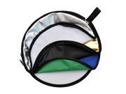 7in1 Collapsible 80cm 32 Round Reflector Disc Lighting Diffuser Carrying Bag