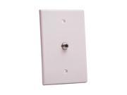 Digiwave Single F Connector Wall Plate for 75 Ohm Coax
