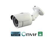 Full HD 1080p Bullet 3.6mm Security IP Camera 2.4MP ONVIF Tube CCTV 36 IR POE White