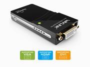 Wavlink USB 2.0 To VGA DVI HDMI Video Graphics Adapter for Multiple Monitors Display Pixels up to 1920 x 1080 with Extend anand Mirror for Windows 10 8.1 8 7 X