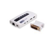 Wavlink Network Audio Video Adapter to DVI PC to TV Multi Display Video Adapter USB 2.0 to DVI VGA HDMI Audio Video Networking Virtual PC 1000 Mbps