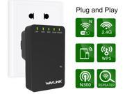Wavlink 300mbps Mini Wireless N Router Wifi Repeater Long Range Extender Booster wi fi Range Extender Repeater 2.4GHz Ethernet 300Mbps Network Signal Booste