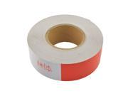 Car Vehicles 45m Long Adhesive Back Safety Reflective Sticker White Red