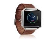 Fitbit Blaze Band Genuine Leather Waterproof Strap with Adjust Clasp for Fitbit Smart Fitness Watchband