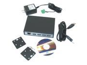 CoolGear® Industrial USB 2.0 Over IP Network 4 Port Hub Share any USB Device Over TCP IP Network