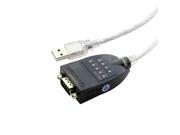 Gearmo FTDI2 LED USB RS 232 Serial Adapter with LED Indicators Windows 10 8 7 Vista XP 2000 Support