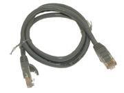 CableMAX 1ft Gray Cat6 Snagless RJ45 Ethernet Patch Cable 24AWG 550MHZ Stranded UTP