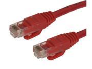 CableMAX 7ft Red Cat6 Snagless RJ45 Ethernet Patch Cable 24AWG 550MHZ Stranded UTP