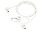 USBGear 3ft. USB 2.0 Cable Right Angle A to Right Angle B 28 28AWG