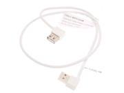 USBGear White 2ft. USB 2.0 Extension Cable A male to A Female Right Angles