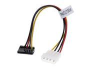 7 Inch Right ANgle 15 Pin to 4 Pin Molex Power Adapter Cable